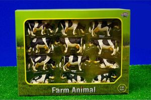 Figurka Kids Globe Zestaw 12 krów (571929) 2