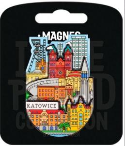 Pan Dragon Magnes I love Poland Katowice ILP-MAG-C-KAT-05 1