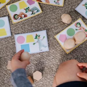 Trefl Zabawka drewniana O!Klocki Pasowanki 3