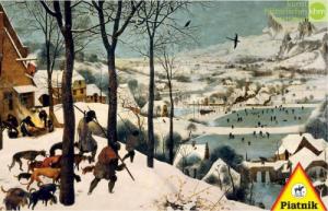 Piatnik Puzzle 1000 - Brueghel, Myśliwi na śniegu PIATNIK 1