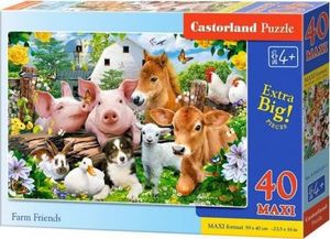 Castorland Puzzle 40 maxi - Farm Friends CASTOR 1