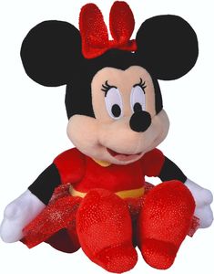 Simba Maskotka pluszowa Minnie Mouse w połyskującej sukni 25cm 3