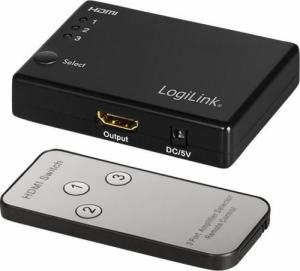 LogiLink Switch HDMI 3x1-Port, 1080p/60Hz, HDCP,CEC,RC,smal 4