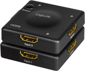 Przełącznik LogiLink LogiLink Switch HDMI 3x1-Port, 1080p/60Hz, Mini, HDCP, CEC 3