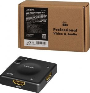Przełącznik LogiLink LogiLink Switch HDMI 3x1-Port, 1080p/60Hz, Mini, HDCP, CEC 9