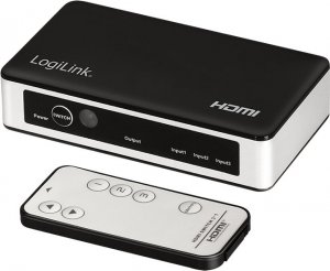 Switch LogiLink LogiLink Switch HDMI 3x1-Port, 4K/30Hz, HDCP,CEC,RC 1