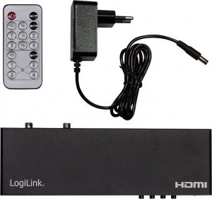 Przełącznik LogiLink LogiLink Switch HDMI-Matrix 4x2-Port, 4K/60Hz,Scaler,HDR,ARC 8