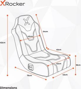 Fotel X Rocker Chimera 2.0 Neo Motion LED czarny 6