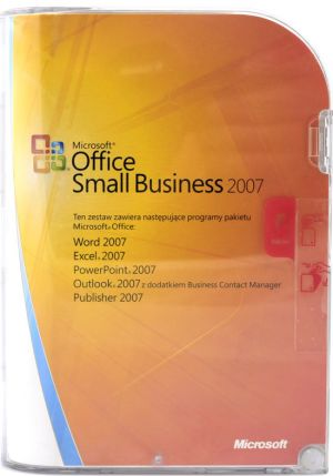 Microsoft Office 2007 Small Business Edition PL BOX (uaktualnienie) -  