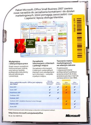 Microsoft Office 2007 Small Business Edition PL BOX (uaktualnienie) 2