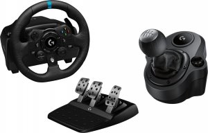 Kierownica Logitech G923 Xbox Series X|S/Xbox One/PC (941-000158) + Shifter G29, G920 Driving Force (941-000130) 1