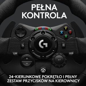 Kierownica Logitech G923 Xbox Series X|S/Xbox One/PC (941-000158) + Shifter G29, G920 Driving Force (941-000130) 5