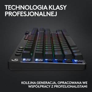 Klawiatura Logitech PRO X TKL Lightspeed GX Brown (920-012136) + Mysz Logitech G PRO X SuperLight 2 (910-006630) 104
