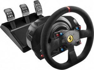 Kierownica Thrustmaster Ferrari T300 Alcantara-Edition (4160652) + Lewarek TH8S (4060256) 2