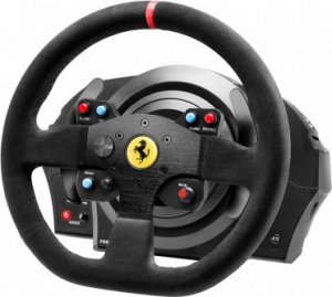 Kierownica Thrustmaster Ferrari T300 Alcantara-Edition (4160652) + Lewarek TH8S (4060256) 8