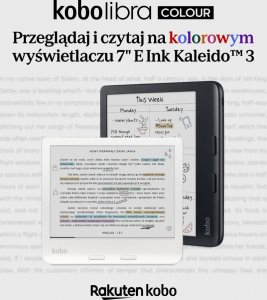 Czytnik Kobo Czytnik Kobo Libra Colour + Etui Cover Sleep 15
