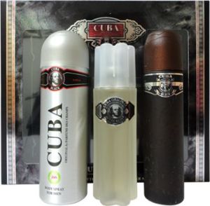 Cuba Black Zestaw dla mężczyzn EDT 100ml + 100ml Woda po goleniu + 200ml deodorant 2