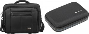 Torba Natec Torba Natec Boxer 15.6" (NTO-0392) + Etui na dysk twardy Krill 2 Czarne (NET-2053) 21