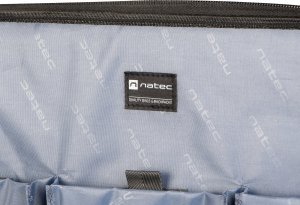 Torba Natec Torba Natec Boxer 17.3" (NTO-0393) + Etui na dysk twardy Krill 2 Czarne (NET-2053) 17