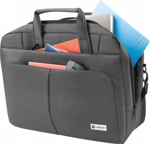 Torba Natec Torba Natec Gazelle 16" Grafitowa (NTO-0812) + Etui na dysk twardy Krill 2 Czarne (NET-2053) 7