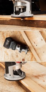 Frezarka Graphite Energy+ 18 V 58GE140 + akumulator 4 Ah z ładowarką 58GE132 5