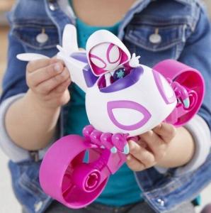 Figurka Hasbro Spidey and his Amazing Friends - Pojazd 2w1 Ghost Copter (F1946) 3