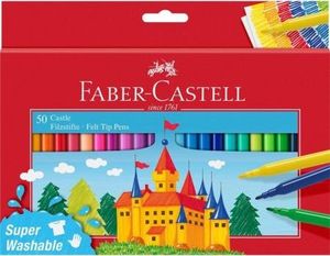 Faber-Castell Flamastry Zamek 50 kol. FABER CASTELL 1