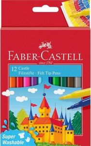 Faber-Castell Flamastry Zamek 12 kolorów FABER CASTELL 1