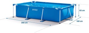 Intex Intex Basen stelażowy 260x160cm 15w1 (28271) 4