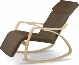 Sofotel Fotel wypoczynkowy bujany Suzi - brązowy 4