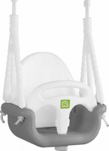 Huśtawka Ricokids Huśtawka kubełkowa 3w1 szaro-biała 2