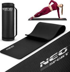 Neo-Sport Mata treningowa NS-923 183 cm x 60 cm x 1.5 cm czarna 2