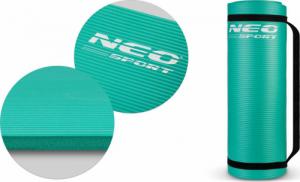 Neo-Sport Mata treningowa NS-923 183 cm x 60 cm x 1.5 cm zielona 8