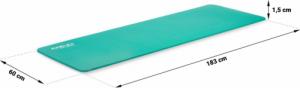 Neo-Sport Mata treningowa NS-923 183 cm x 60 cm x 1.5 cm zielona 10