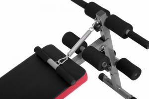 Neo-Sport Ławeczka do ćwiczeń skośna z ekspanderem NS-210 7