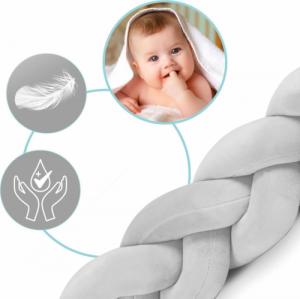 Ricokids Otulacz do łóżeczka 3m - szary 6