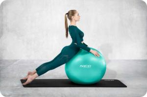 Neo-Sport Piłka do ćwiczeń 65 cm NS-951 turkusowa 2