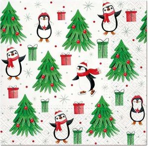 Art-Pol Pl Serwetki Christmas Penguins 1