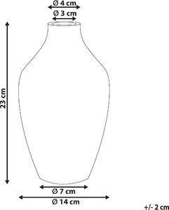 Shumee Wazon na kwiaty biały HELIKE 4