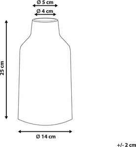 Shumee Wazon na kwiaty biały AMISOS 4