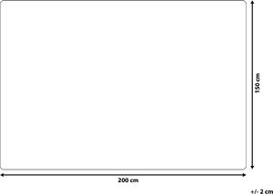 Shumee Koc 150 x 200 cm biały KAWERI 3