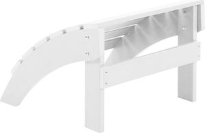 Shumee Podnóżek ogrodowy biały ADIRONDACK 2