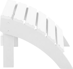 Shumee Podnóżek ogrodowy biały ADIRONDACK 3