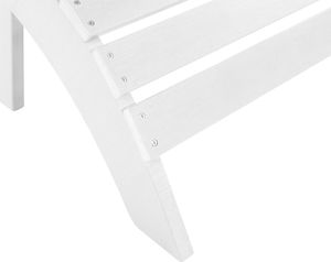 Shumee Podnóżek ogrodowy biały ADIRONDACK 4