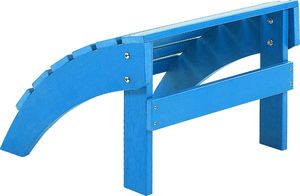 Shumee Podnóżek ogrodowy niebieski ADIRONDACK 2