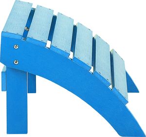 Shumee Podnóżek ogrodowy niebieski ADIRONDACK 3