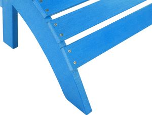 Shumee Podnóżek ogrodowy niebieski ADIRONDACK 4