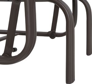 Shumee Krzesło ogrodowe bujane brązowe BORGIO 6