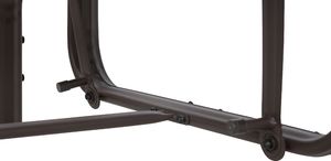 Shumee Krzesło ogrodowe bujane brązowe BORGIO 7