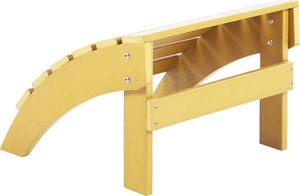 Shumee Podnóżek ogrodowy żółty ADIRONDACK 2
